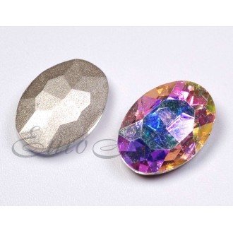 Кристалл ювелирный "Овал" 10х14мм (стекло) RGLA-A010-10x14mm-M цв.12